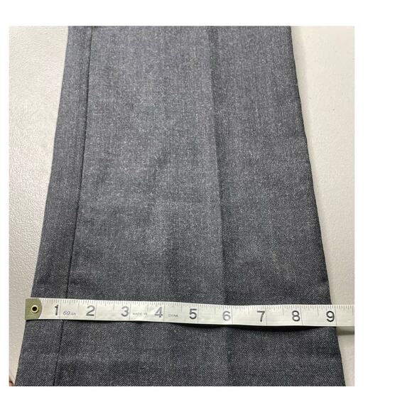 Gap Dress Pants Straight Leg Mid-Rise‎ Wool Blend Stretch Casual Career Gray 8 A - Picture 10 of 10